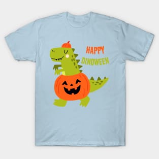 happpy halloween cute dinosaur T-Shirt